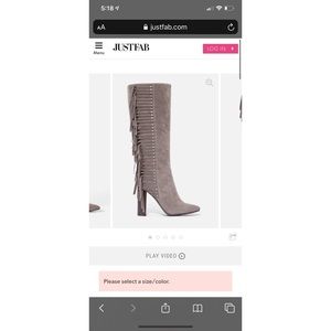 Gypsy Girl Side Fringe Heeled Boot